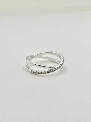 Silver Cross Ring B22