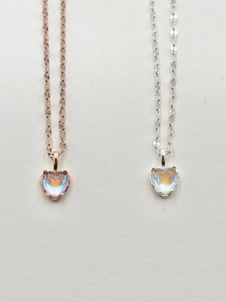 Shiny Heart Necklace D10