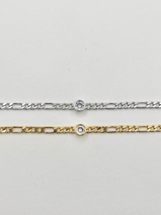 Zirconia Chain Bracelet D18