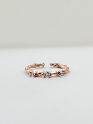 Triple Stone Ring A26
