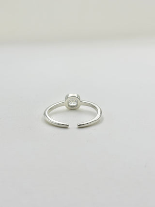 Silver Crystal Ring C42