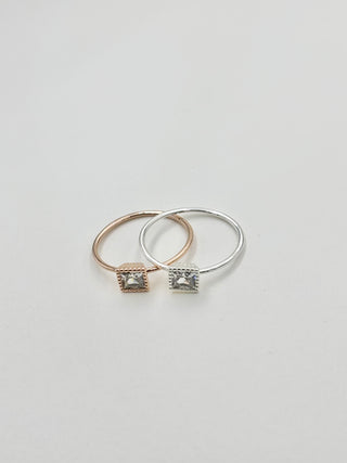 Square Stone Ring A25