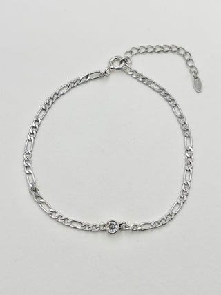 Zirconia Chain Bracelet D18