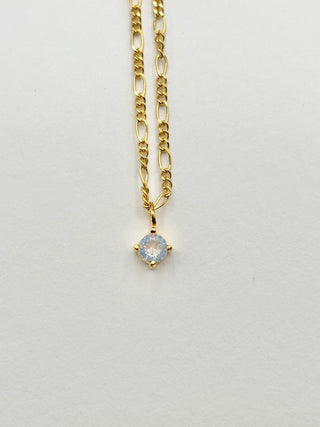 Crystal Chain Necklace D2