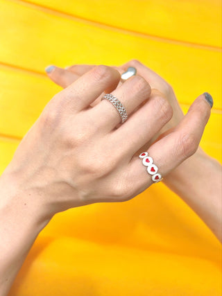 Red Heart Ring A28