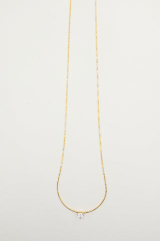 Simple Crystal Necklace D37