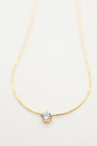 Simple Crystal Necklace D37