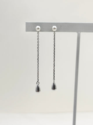 Pearl Drop Chain Pierce E48