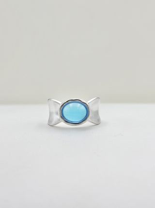 Blue Moon Stone Ring C64