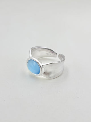 Blue Moon Stone Ring C64
