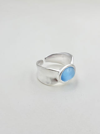 Blue Moon Stone Ring C64