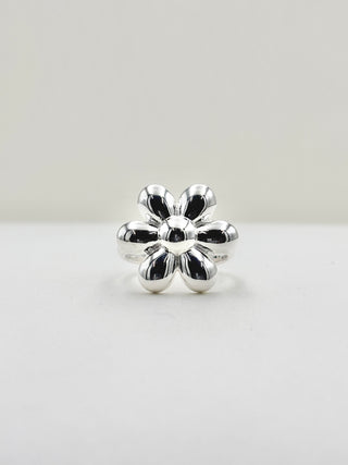 Silver Flower Ring C45