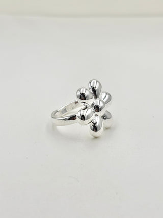 Silver Flower Ring C45