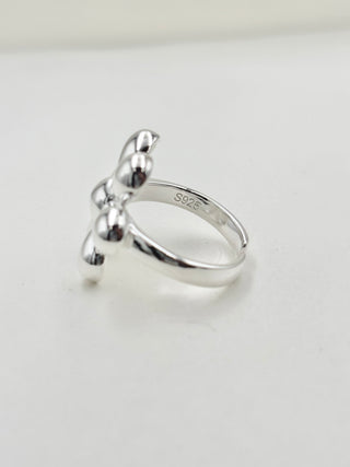 Silver Flower Ring C45