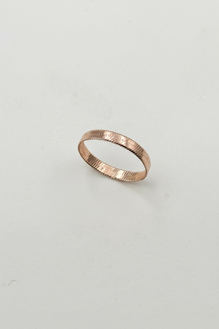 Herringbone Texture Ring C54